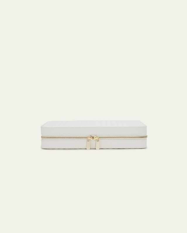 Maria Large Quilted Zip Jewelry Case